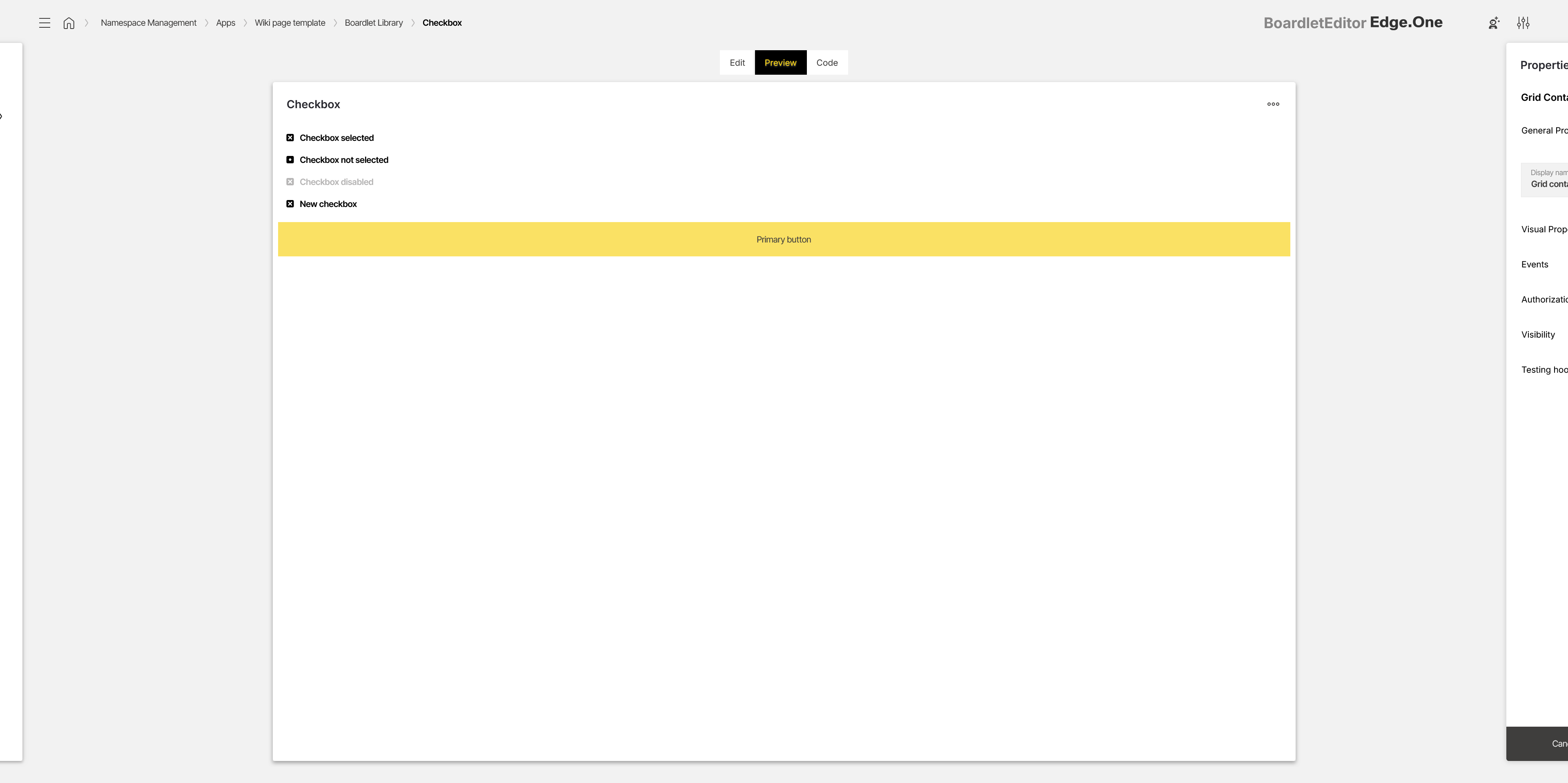 Viewer preview tab