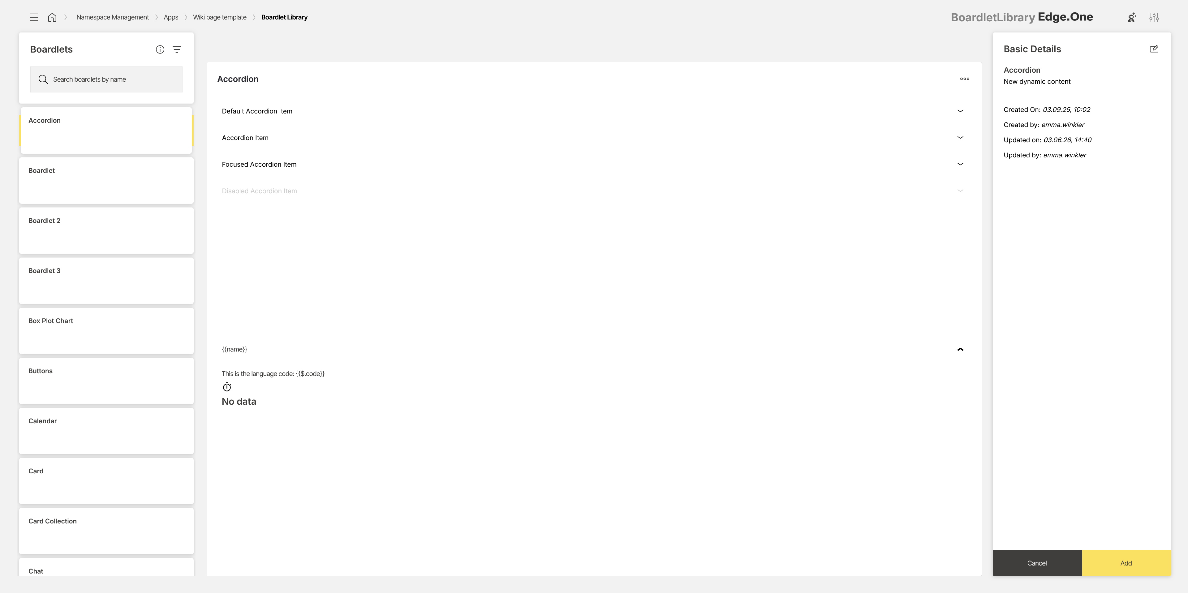 Boardlet library