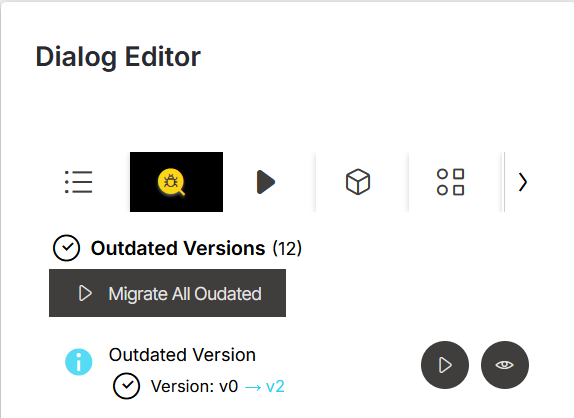 Menu issues tab