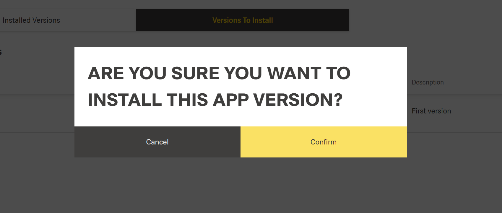 Install App Version 2