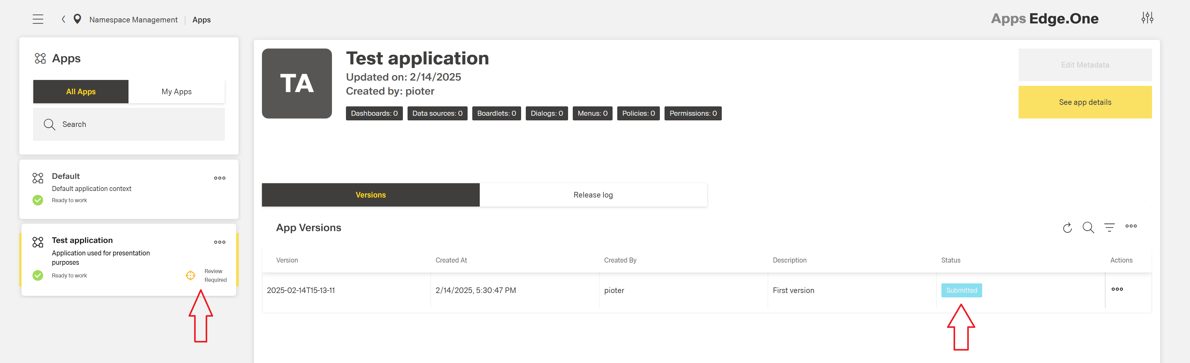Submit Release Candidate 4