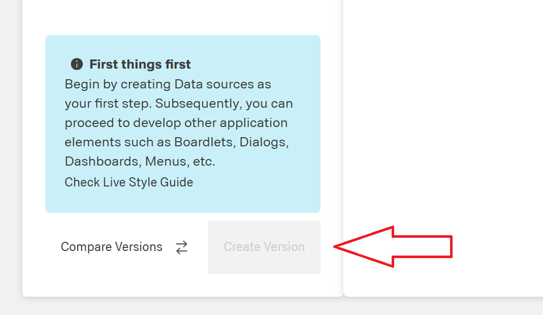 Create App Version 5