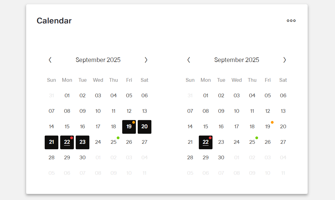 Single Select in comparison to Date Range Picker visualized