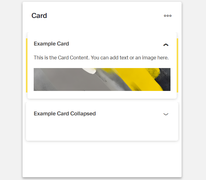 Card Content Overview