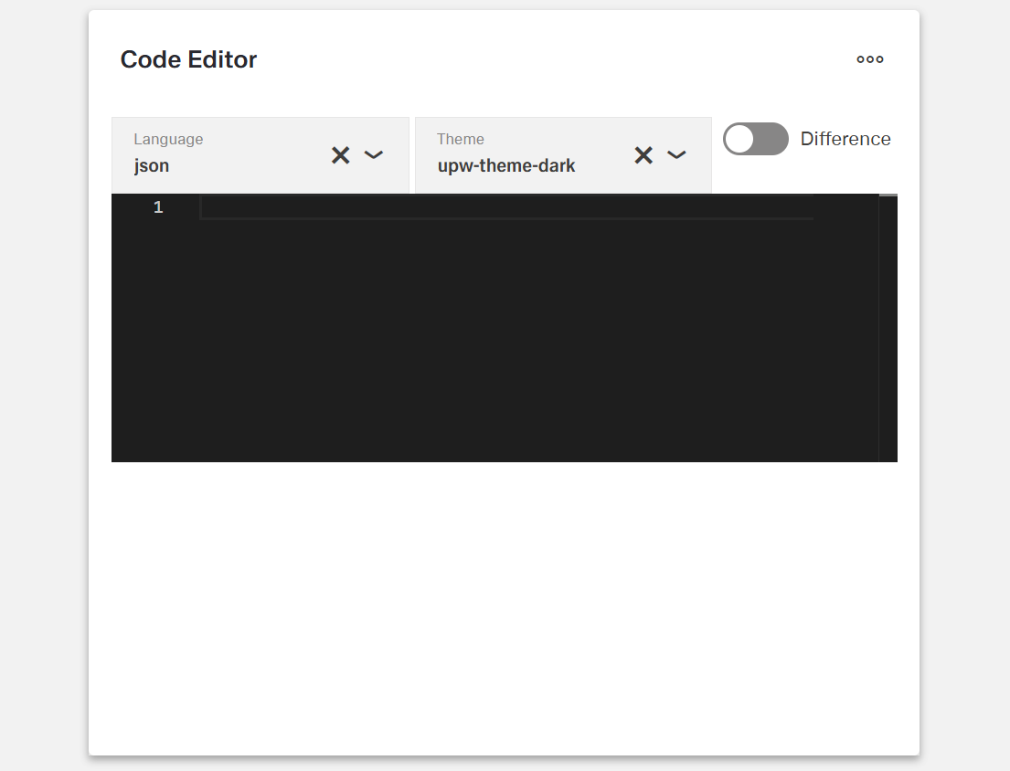 Code Editor overview