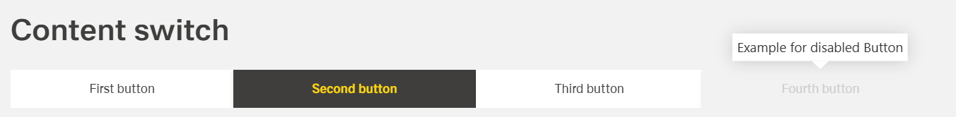 Example Content Switch