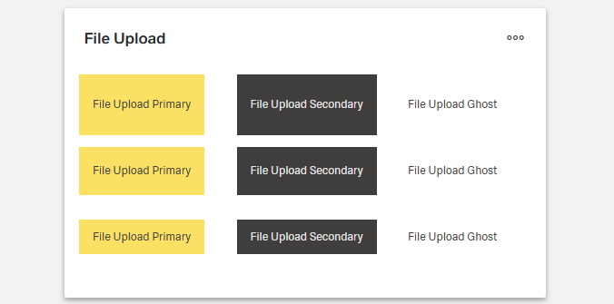 File Upload style options