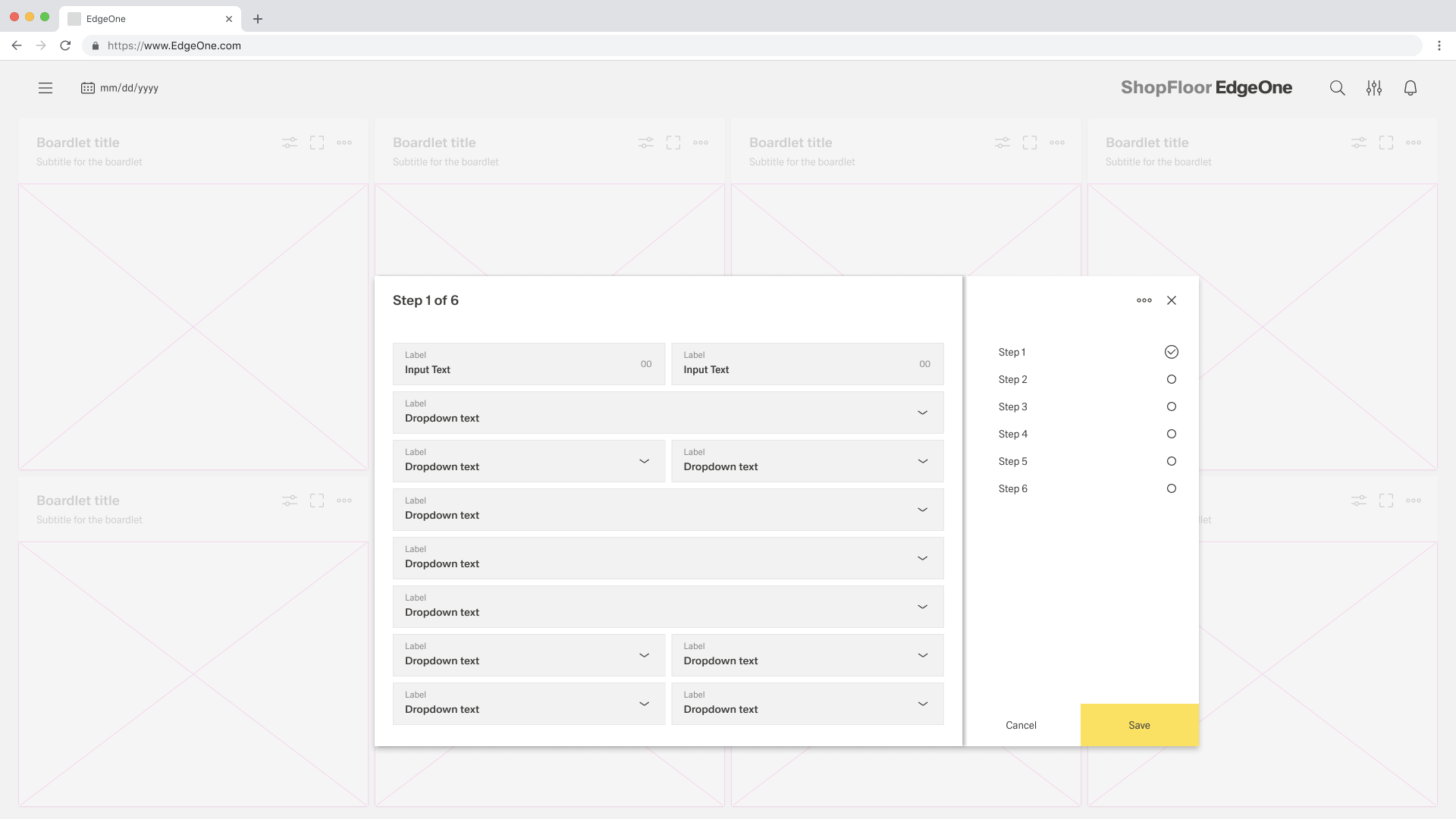 Use Case for the Tabs Form Conponent