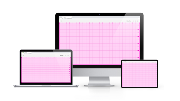 Landscape grid across breakpoints
