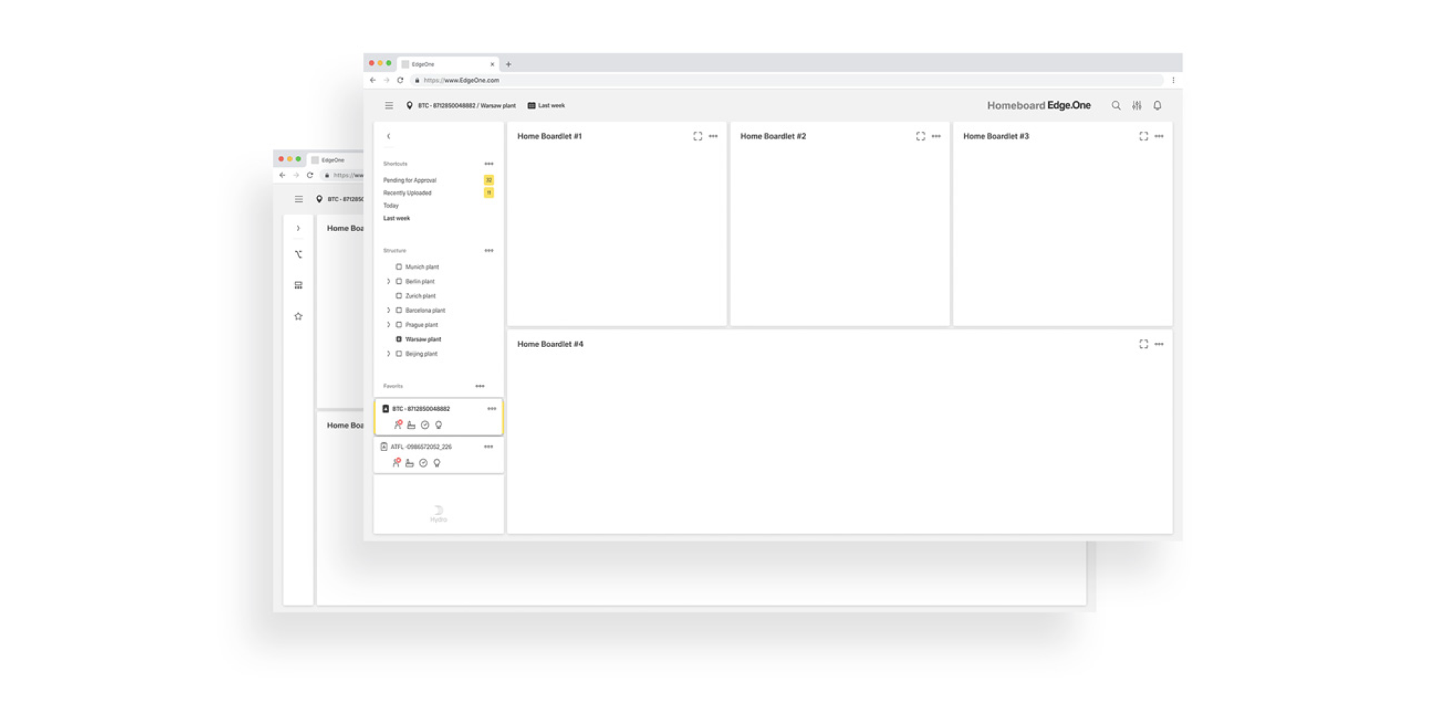 Example for navigation boardlet