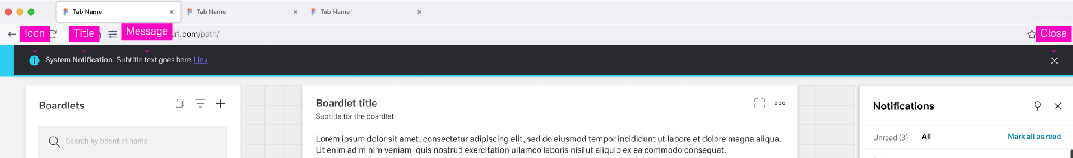 Global Notifications updated