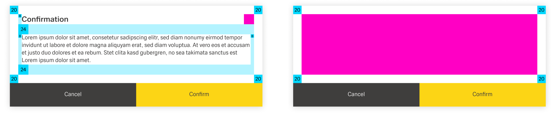 Active modal alignment