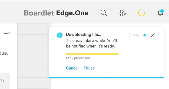 Example notification