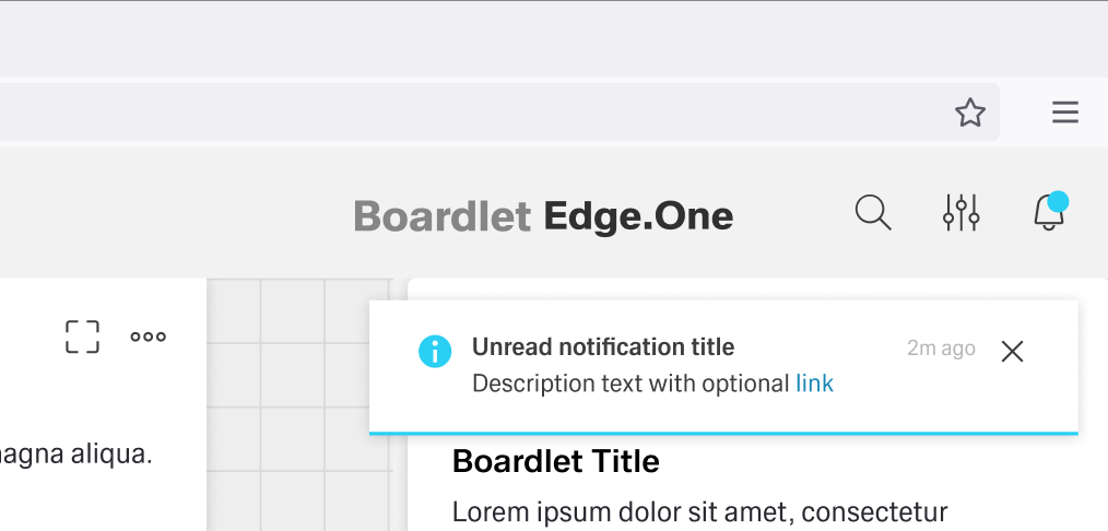Notification indicator